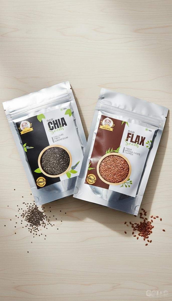 Chia seeds vs flax seeds comparison - premium superfood guide