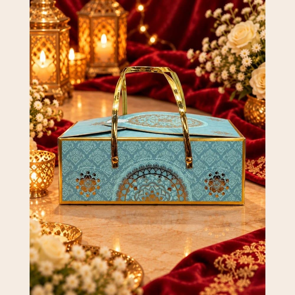 Diwali Snack Hamper - Paper Square Box